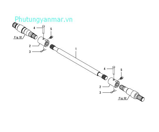 Trục truyền động sau